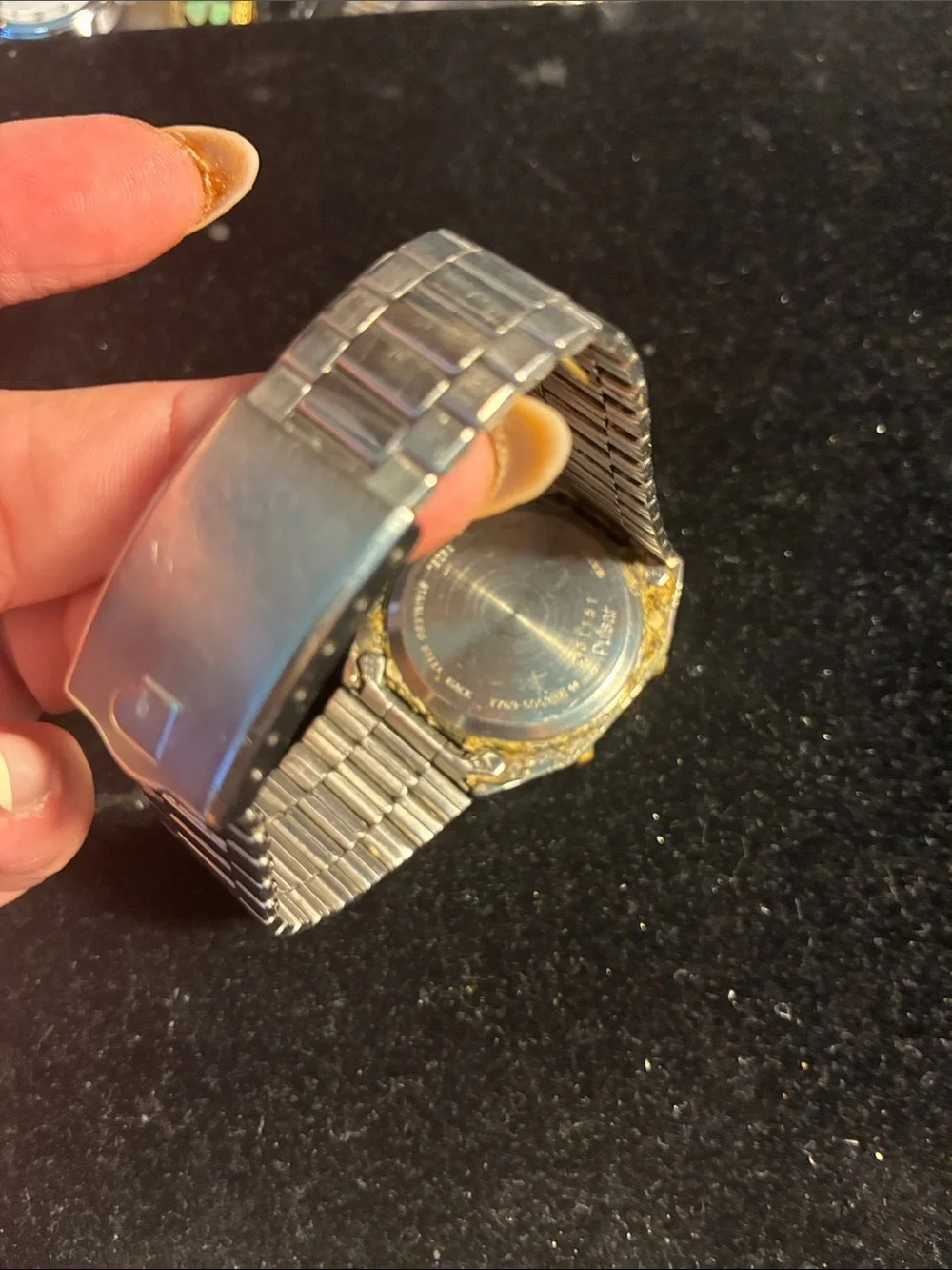 Pulsar Silver Digital Alarm Chronograph Bracelet Watch